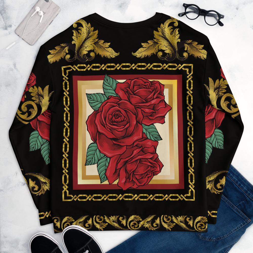 Cobija Style Traditional Rose - Unisex Sweatshirt - Licuado Wear