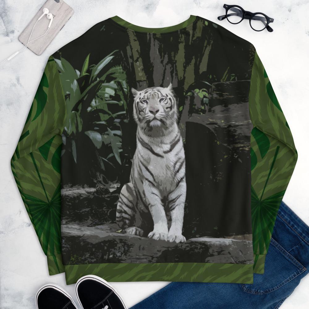 Cobija Style White Tiger - Unisex Sweatshirt - Licuado Wear