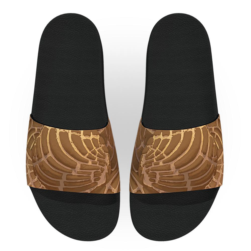 Concha Pan Dulce (Brown) - Unisex Slide Sandal - Licuado Wear
