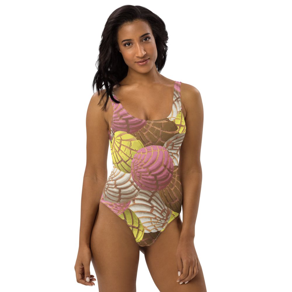 Concha Pan Dulce (Mixed Colors) - One-piece Swimsuit or Bodysuit