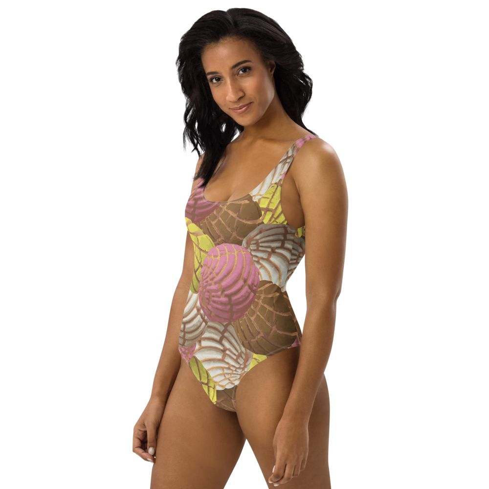 Concha Pan Dulce (Mixed Colors) - One-piece Swimsuit or Bodysuit