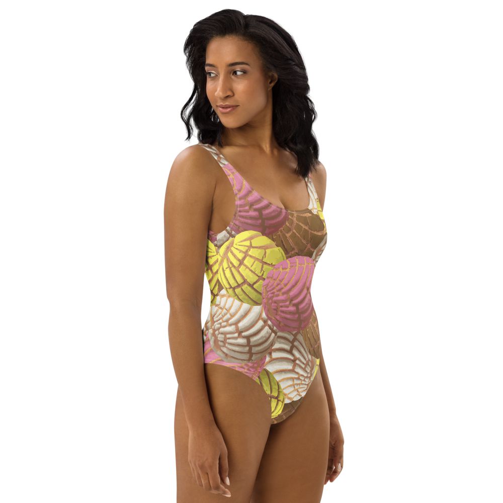 Concha Pan Dulce (Mixed Colors) - One-piece Swimsuit or Bodysuit
