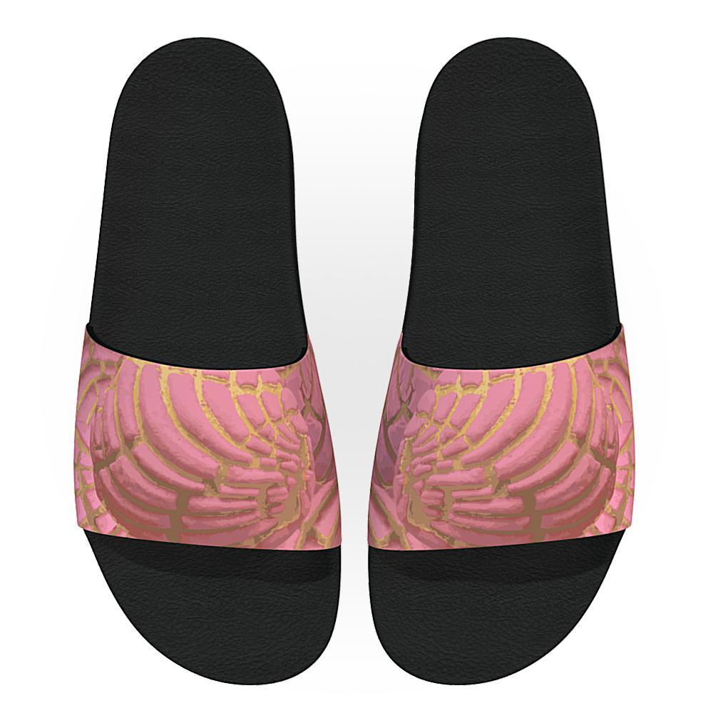 Concha Pan Dulce (Pink) - Unisex Slide Sandal - Licuado Wear