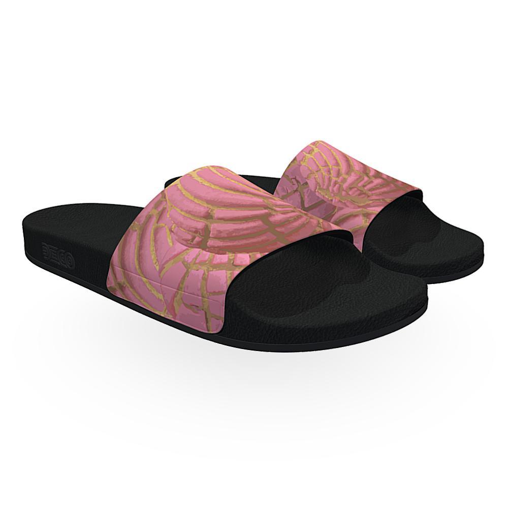 Concha Pan Dulce (Pink) - Unisex Slide Sandal - Licuado Wear