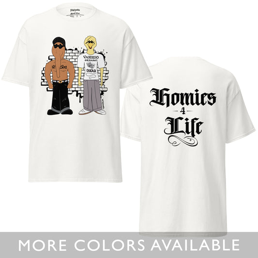 Young Big Pajaro & Summer Tronkas Homies 4 Life - Fliplandia Unisex T-shirt