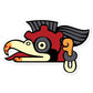 Cozcaquauhtli (Natural Colorway) - Sticker (S, M, L)