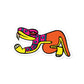 Cuetzpallin (Bright Colorway) - Sticker (S, M, L)