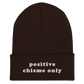 Positive Chisme Only - Embroidered Beanie