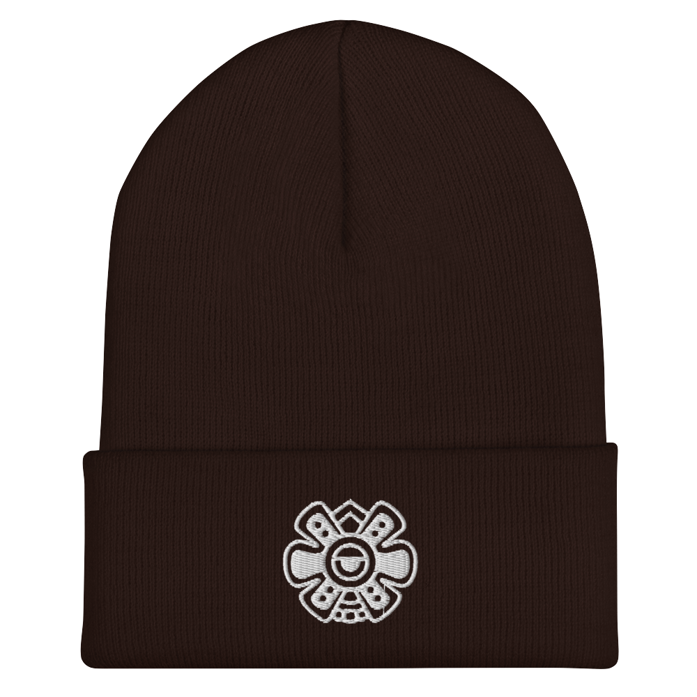 Ollin (Movement) - Embroidered Cuffed Beanie