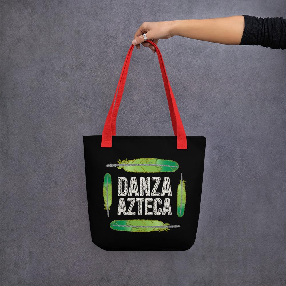Danza Azteca (Digital Beadwork) - Double Sided Tote bag