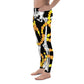 Día de los Muertos Skeleton wrapped in Cempasúchil - Men's Leggings-Legging-Licuado Wear