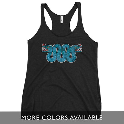 Double Headed Aztec Serpent - Women's Racerback Tank Top