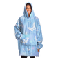 Dreamy Butterflies (Blue & White) - Cobija Hoodie