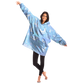 Dreamy Butterflies (Blue & White) - Cobija Hoodie