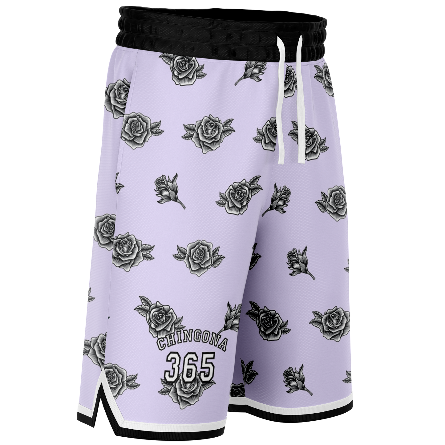 Chingona 365 - Lavender Basketball Shorts