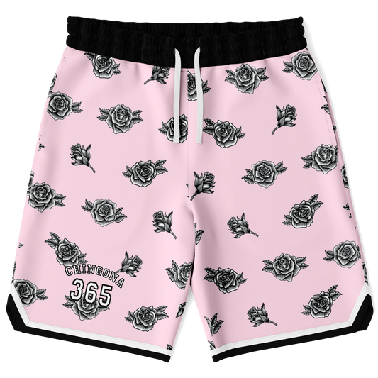 Chingona 365 - Pink Basketball Shorts