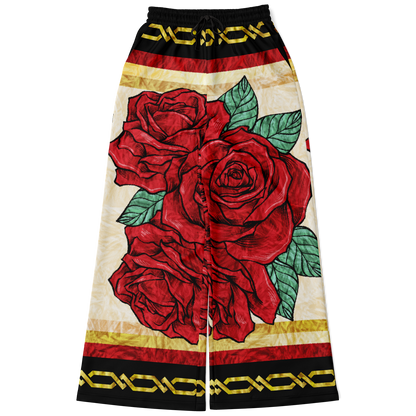 Red Rose Cobija - Flare Fleece Pant