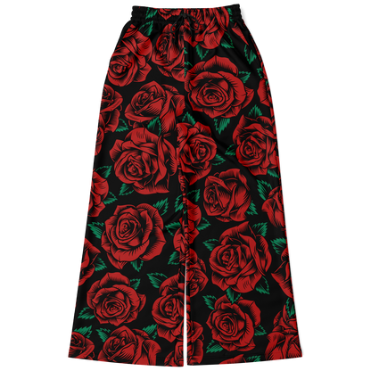 Red Roses - Flare Fleece Pant