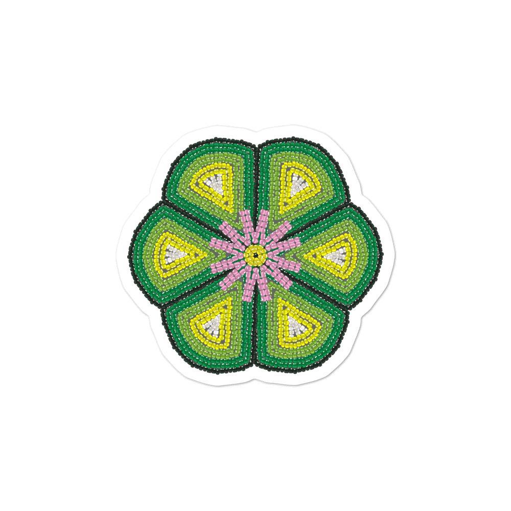 Flowering Peyote (Digital Beadwork) - Sticker (S, M, L)
