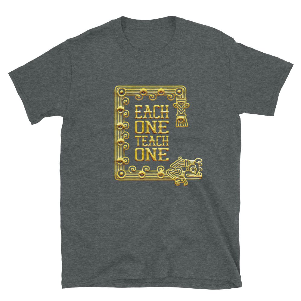 Gold Quetzalcoatl (Each One Teach One) - Unisex Short-Sleeve T-Shirt