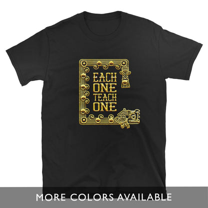 Gold Quetzalcoatl (Each One Teach One) - Unisex Short-Sleeve T-Shirt