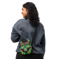 Green and Pink Quetzalcoatl - Unisex Crossbody Bag