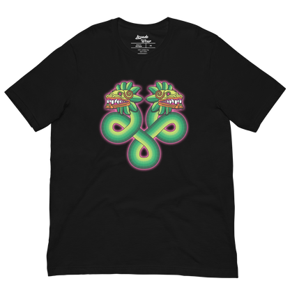 Green and Pink Quetzalcoatl - Unisex T-Shirt