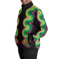 Green and Pink Quetzalcoatl - Unisex Track Jacket