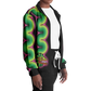 Green and Pink Quetzalcoatl - Unisex Track Jacket