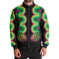 Green and Pink Quetzalcoatl - Unisex Track Jacket