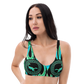 Green Chrome Charro (Escorpión/Scorpion) - Recycled Bikini Top