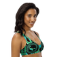Green Chrome Charro (Escorpión/Scorpion) - Recycled Bikini Top