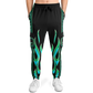 Green Chrome Charro (Escorpión/Scorpion) - Unisex Cargo Joggers