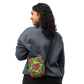 Green Floral - Unisex Crossbody Bag