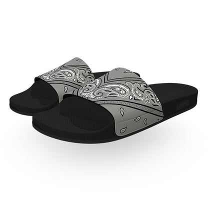 Grey Bandana - Unisex Slide Sandal