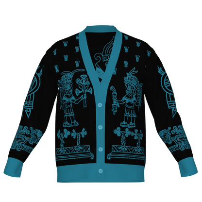 Huitzlampa (Direction of the South) - Unisex Knit Cardigan