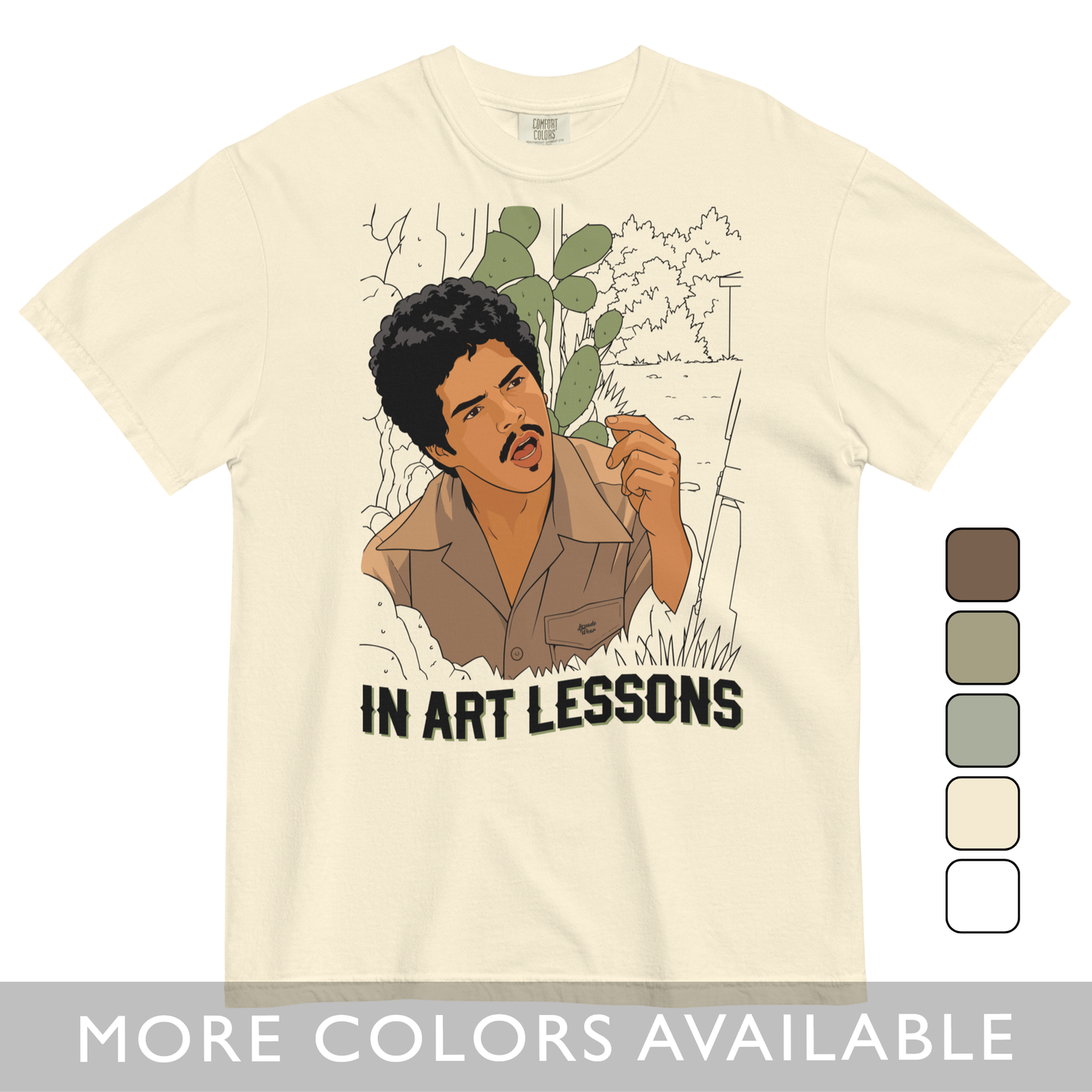 In Art Lessons! (Bob Morales, Esai Morales, La Bamba) - Unisex Heavyweight T-shirt