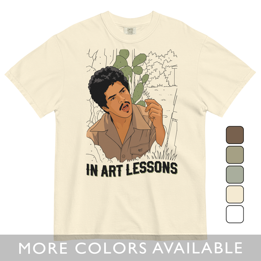 In Art Lessons! (Bob Morales, Esai Morales, La Bamba) - Unisex Heavyweight T-shirt