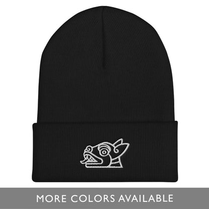 Itzcuintli (Xolotl) - Embroidered Cuffed Beanie-Hats-Licuado Wear