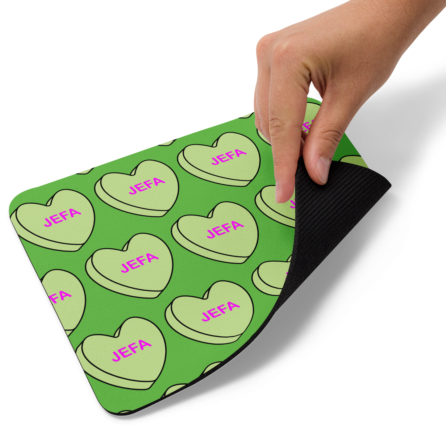 Jefa Candy Conversation Heart - Mouse pad