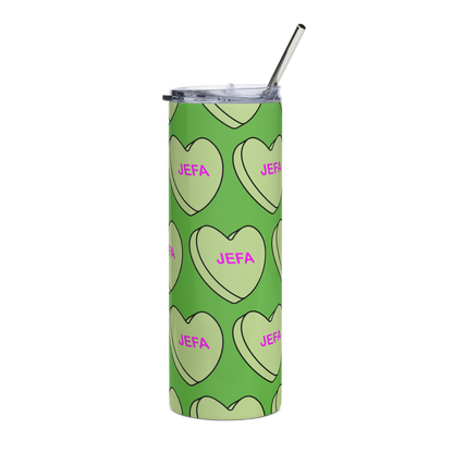 Jefa Candy Conversation Heart - Stainless steel tumbler