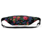 Kokum Floral (Black) - Fanny Pack