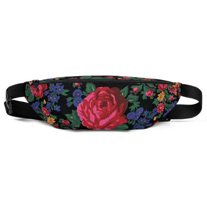 Kokum Floral (Black) - Fanny Pack