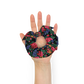 Kokum Floral (Black) - Hair Scrunchie