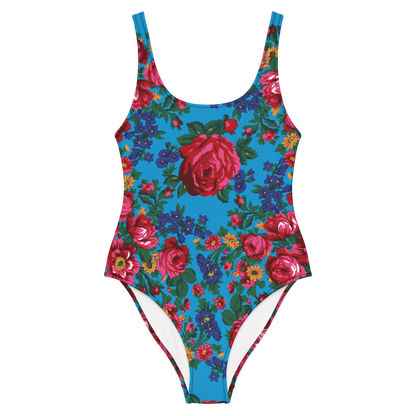 Kokum Floral (Blue) - One Piece Swimsuit