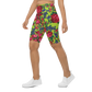Kokum Floral (Lime Green) - Bike Shorts