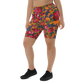 Kokum Floral (Orange) - Bike Shorts