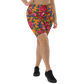 Kokum Floral (Orange) - Bike Shorts