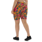 Kokum Floral (Orange) - Bike Shorts