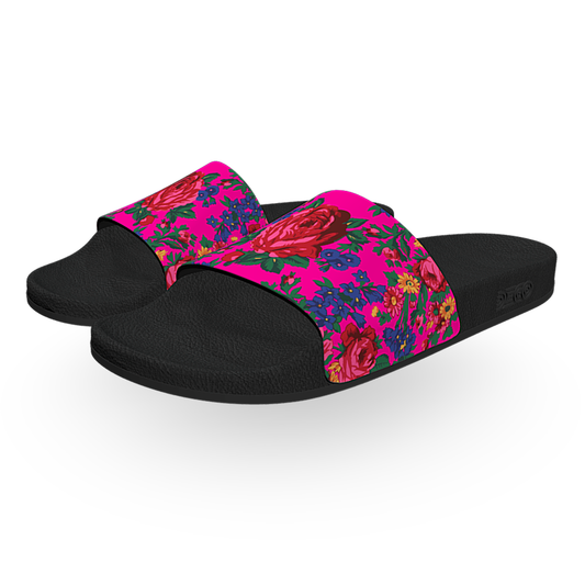 Kokum Floral (Pink) - Unisex Slide Sandal